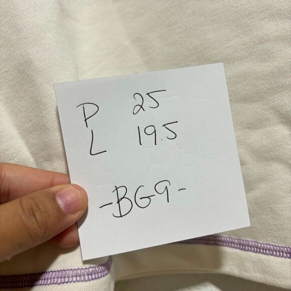 Sweaty Betty Women's 10 Lily White Revive Half Zip Crop Sweatshirt Mock Neck - Picture 9 of 9